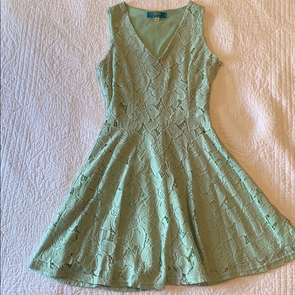 Mint Francesca dress
